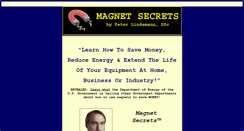 Desktop Screenshot of magnetsecrets.com
